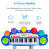 Picture of Best Choice Products 37-Key Kids Electronic Musical Instrument Piano Learning Toy Keyboard w/Multiple Sounds, Lights, Microphone, Stool - Blue