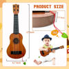 Picture of Kids Toy Ukulele Guitar,Classical 17inch 4 String Mini Children Guitar with Pick,Educational Musical Instrument Toy for Toddlers and Preschoolers