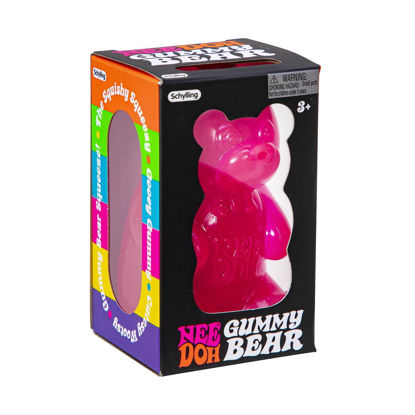 Picture of Schylling NeeDoh Gummy Bear - Sensory Fidget Toy with Jelly-Like Filling - 3.5" Tall - Colors May Vary (Pack of 1)