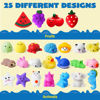 Picture of JOYIN Mochi Squishy Toys Set, Random 25 Pack Mini Mochi Party Favors for Kids, Kawaii Squishy Toy Stress Relief Toys, Goodie Bags Fillers with Storage Box, Classroom Prizes