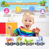 Picture of Zeoddler Toys for Toddlers, 11 Magnetic Wooden Animals Train Set, Montessori Toys for Toddlers, Preschool Learning Activities for Kids, Birthday Gifts for Boys, Girls