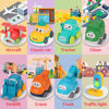Picture of ALASOU 7 PCS Baby Cranes Car Toys with Playmat/Storage Bag|1st Birthday Gifts for Toddler Toys Age 1-2|Baby Toys for 1 2 Year Old Boy|1 2 Year Old Boy Birthday Gift for Infant Toddlers