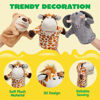 Picture of JOYIN 6Pcs Kids Hand Puppet Set with Working Mouth, Toddler Animal Plush Toy Includes Elephant, Giraffe, Lion, Bear, Raccoon and Monkey for Show Theater, Birthday Gifts