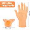 Picture of 30 Pcs Tiny Finger Hands Mini Fingers Funny Hand Puppets, Miniature Small Hands for Finger Puppets Show, Gag Performance, Cute Little Hand Finger for Party Favors