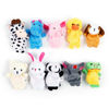 Picture of Oiuros 20pcs Different Cartoon Animal Finger Puppets Soft Velvet Dolls Props Toys Easter Basket Stuffers