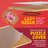 Picture of 1000 Piece Wooden Jigsaw Puzzle Board - 4 Drawers, Rotating Puzzle Table | 30” X 22” Jigsaw Puzzle Table | Puzzle Cover Included - Portable Puzzle Tables for Adults and Kids by Beyond Innoventions