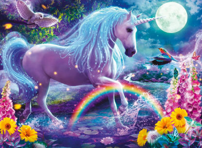 Picture of Ravensburger Glitter Unicorn - 100 Piece Jigsaw Puzzle for Kids | Unique & Interlocking Pieces | Sturdy & Glare-Free | Promotes Problem-Solving Skills