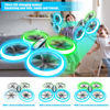 Picture of Q9s Drones for Kids,RC Drone with Altitude Hold and Headless Mode,Quadcopter with Blue&Green Light,Propeller Full Protect,2 Batteries and Remote Control,Easy to fly Kids Gifts Toys for Boys and Girls