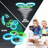 Picture of Q9s Drones for Kids,RC Drone with Altitude Hold and Headless Mode,Quadcopter with Blue&Green Light,Propeller Full Protect,2 Batteries and Remote Control,Easy to fly Kids Gifts Toys for Boys and Girls
