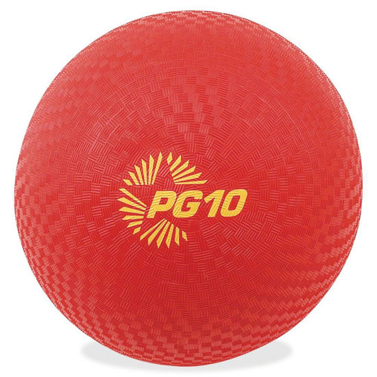 Picture of Champion Sports 10 Inch Playground Ball, Red