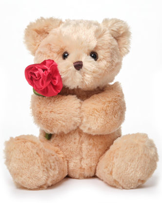 Picture of Bearington Remington The Teddy Bear, 9.5 Inch Valentine's Day Stuffed Animal, Ideal for Valentine's Gift for Kids & Girlfriends