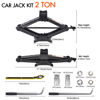 Picture of Car Jack Kit Scissor Jack for Car 2 Ton (4409 lbs) Tire Jack Tool Kit Universal Car Emergency Kit with Lug Wrench Tire Changing Kit for Car SUV