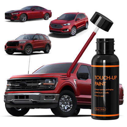 Picture of XTryfun D4 Rapid Red Touch Up Paint for Ford, DIY Car Paint Scratch Repair Kit, Automotive Paint, Quick & Easy Fix Scratch Repair for F-150/Mustang/Explorer/Fleet/Fusion/Ranger/Escape/Bronco