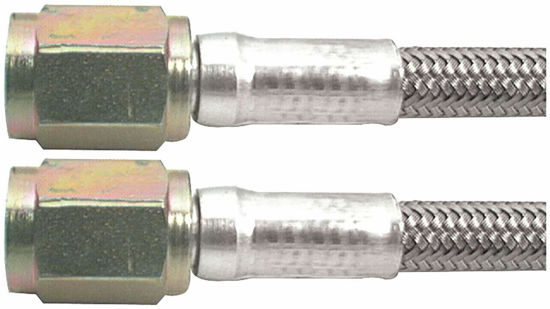 Picture of Allstar Performance ALL46300-18#3 Braided Steel Lines With -3 Ends, 18in