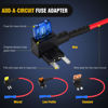 Picture of Nilight 12 Pack 12V Car Add-a-Circuit Fuse Tap Standard Mini Micro2 and Low Profile Fuse Taps 4 Types ATO ATC ATM APM Fuse Holder for Cars Trucks Boats
