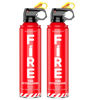 Picture of AmzBoom 2-Pack Fire Extinguisher for Home, Kitchen, Car, and Grill with Mounting Bracket and Emergency Kit - Extinguishing Spray, Compact A, B, C, K - Eco-Friendly, Prevents Reignition.