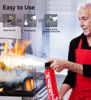 Picture of AmzBoom 2-Pack Fire Extinguisher for Home, Kitchen, Car, and Grill with Mounting Bracket and Emergency Kit - Extinguishing Spray, Compact A, B, C, K - Eco-Friendly, Prevents Reignition.