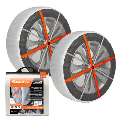 Picture of AutoSock for Passenger Vehicles HP697, Snow Socks for Tires, Pack of 2
