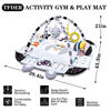 Picture of TFDER Baby Gym Play Mat, 8-in-1 Tummy Time Mat & Activity Gym, Washable Ball Pit, Infant Play Mat with Detachable Toys for Sensory Exploration and Motor Skill Development
