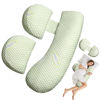 Picture of Oskeray Pregnancy Pillow, Maternity Pillow for Pregnant Women, Soft Maternity Pillow with Detachable & Adjustable Pillow Cover, HIPS Legs
