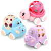 Picture of Baby Girl Toys Gifts, Toy Cars for Babies Toddlers, Toddler Push and Go Rattle Pink Car Truck for Baby Girls Valentines Day Gift Ideas Birthday Presents