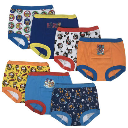 Picture of Paw Patrol Boys Toddler Potty Training Pant and Starter Kit with Stickers and Tracking Chart in Sizes 18M, 2T, 3T, 4T, 7-Pack Training Pant, 3T
