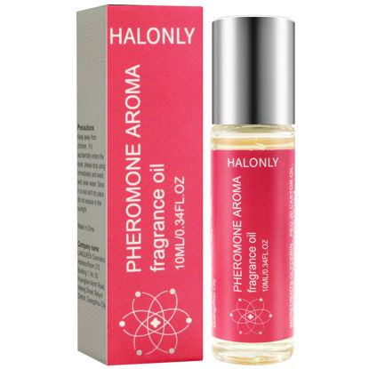 Picture of Halonly Roll-On Pheromone Perfume for Women, rollerball perfume, travel perfume, clean perfume Long-Lasting Pheromone-Infused Essential Oil - 0.34 fl.oz (10mL)
