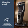 Picture of Philips Norelco Shaver 3900, Rechargeable Wet & Dry Electric Shaver with Pop-up Trimmer, Charging Stand, Travel Storage Pouch, Protective Cap, Space Gray, S3341/92