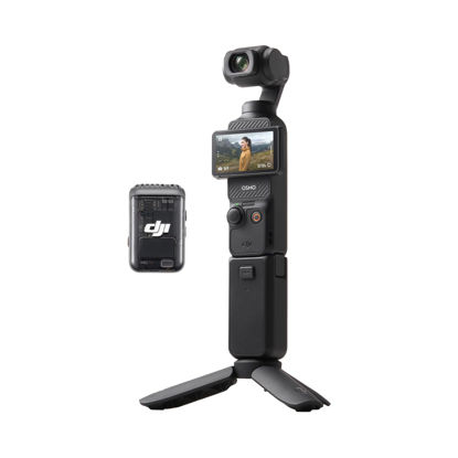Picture of DJI Osmo Pocket 3 Creator Combo, Vlogging Camera with 1'' CMOS, 4K/120fps Video, 3-Axis Stabilization, Face/Object Tracking, Fast Focusing, Mic Included for Clear Sound, Digital Camera for Photography