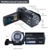 Picture of ORDRO Camcorders HDV-V12 HD 1080P Video Camera Recorder Infrared Night Vision Camera Camcorders with 16G Memory Card and 2 Batteries