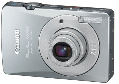 Picture of Canon PowerShot SD750 7.1MP Digital Elph Camera with 3x Optical Zoom (Silver) (OLD MODEL) (Renewed)