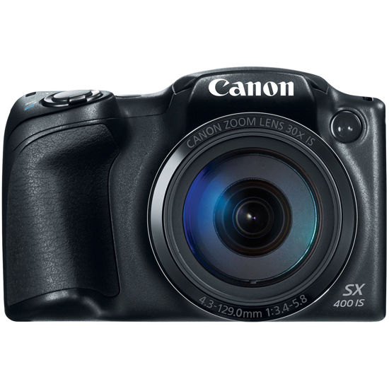 Picture of Canon PowerShot SX400 Digital Camera with 30x Optical Zoom Black (Renewed)