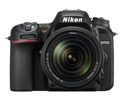 Picture of Nikon D7500 Camera Body with 18-140 mm VR Digital DSLR Kit - Black