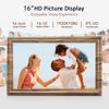 Picture of 16 Inch Large Digital Picture Frame, Canupdog Digital Photo Frame with 32GB Storage Wall Mountable, Auto-Rotate, Motion Sensor Share Photo Video via App
