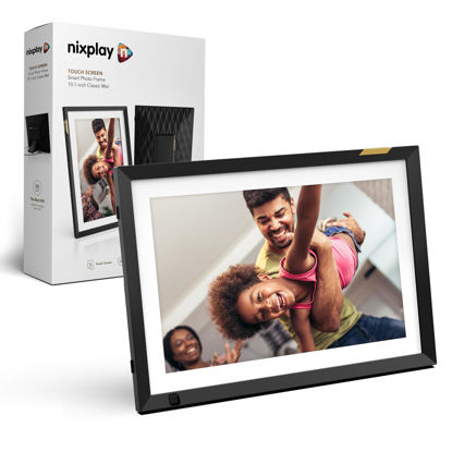 Picture of Nixplay WiFi 10.1" Touch Screen Digital Picture Frame I Easy Set Up I Create Family Shared Playlists I Perfect Digital Picture Frame for Gifting I Securely Share Photos/Videos via Email or App