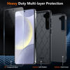 Picture of SPIDERCASE for Samsung Galaxy S24 Case, [12 FT Military Grade Drop Protection] with 2PCS [ Screen Protector+Camera Lens Protector] Heavy Duty Shockproof Case,Black