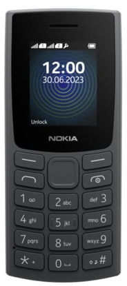 Picture of Nokia 105 4G | Dual SIM | GSM Unlocked Mobile Phone | Volte | Charcoal | International Version | Not AT&T/Cricket/Verizon Compatible