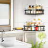 Picture of MAXIFFE Shower Caddy Organizer, 3-Pack Corner Shower Caddy Organizer Shelves Storage Rack Accessories for Bathroom Countertop Home Decor Set, Black
