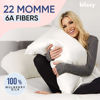 Picture of Blissy Silk Pillowcase - 100% Pure Mulberry Silk - 22 Momme 6A High-Grade Fibers - Silk Pillow Cover for Hair & Skin - Regular, Queen & King with Hidden Zipper (Standard,Blissy White)