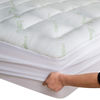 Picture of Ultra Soft Queen Size Mattress Topper - Viscose Made from Bamboo Pillow Top Mattress Pad for Back Pain Relief - Naturally Cooling for Hot Sleepers, Green