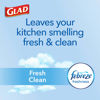Picture of Glad Tall Kitchen Drawstring Trash Bags - Odorshield 13 Gallon White Trash Bag, Febreze Fresh Clean, 110 Count