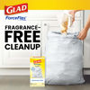 Picture of Glad ForceFlex Drawstring Trash Bags, 13 Gal, Fragrance Free, 110 Ct, Pack May Vary