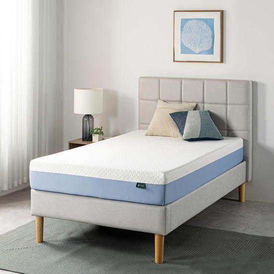 Picture of ZINUS 8 Inch Cooling Essential Memory Foam Mattress [New Version], Twin, Fiberglass Free, Medium Feel, Cooling Airflow Memory Foam, Certified Safe Foams & Fabric, Mattress in A Box