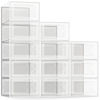 Picture of SEE SPRING Large 12 Pack Shoe Storage Box, Clear Plastic Stackable Shoe Organizer for Closet, Space Saving Foldable Shoe Rack Sneaker Container Bin Holder