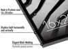 Picture of Americanflat 16x20 Picture Frame with Polished Plexiglass - Streamline Collection - Thin Border Picture Frame for Wall Display - Hanging Hardware Included - Black