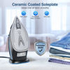 Picture of Sundu Steam Iron for Clothes with Rapid Heating Ceramic Coated Soleplate, 1700W with Precise Thermostat Dial, Self-Cleaning, Auto-Off, 15.21oz Water Tank for Home Clothes Ironing Use, Blue