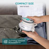 Picture of BEAUTURAL Mini Travel Steam Iron for Clothes with Dual Voltage, Non-Stick Soleplate, Anti-Slip Handle, Ideal for Sewing, Quilting and Handcraft