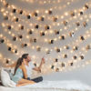 Picture of BRYUBR Photo Clip String Light - 33Ft 100LED Fairy Lights with Clips for Pictures with Timer, Photo Light with 50 Clear Clips for Bedroom Christmas Wedding Décor