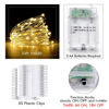 Picture of BRYUBR Photo Clip String Light - 33Ft 100LED Fairy Lights with Clips for Pictures with Timer, Photo Light with 50 Clear Clips for Bedroom Christmas Wedding Décor