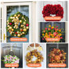 Picture of 12" Clear Wreath-Hanger Non Scratch Over The Door Hooks,2 Pack Wreath-Door-Hanger Easter Halloween Christmas Decoration,Welcome Sign for Front Door Décor Inside Outside,Slim Hangers Organizer for Home